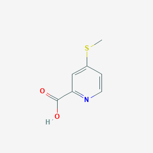 molecular formula C7H7NO2S B183349 4-methylsulfanylpyridine-2-carboxylic Acid CAS No. 74470-30-7