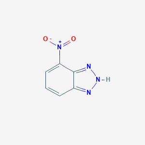 molecular formula C6H4N4O2 B183364 4-nitro-1H-1,2,3-benzotriazole CAS No. 6299-39-4