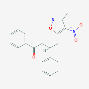 4-(3-Methyl-4-nitro-1,2-oxazol-5-yl)-1,3-diphenylbutan-1-one