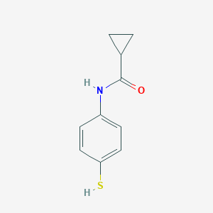 molecular formula C10H11NOS B183390 N-(4-巯基苯基)环丙烷甲酰胺 CAS No. 639090-54-3