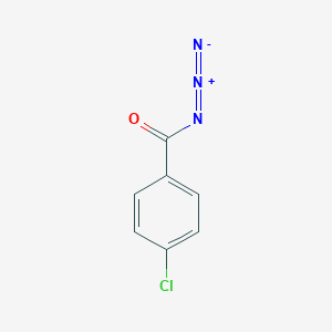 molecular formula C7H4ClN3O B183394 Benzoyl azide, 4-chloro- CAS No. 21368-28-5