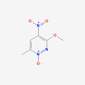 3-Methoxy-6-methyl-4-nitropyridazine 1-oxide