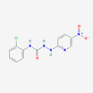 1-(2-Chlorophenyl)-3-[(5-nitropyridin-2-yl)amino]urea