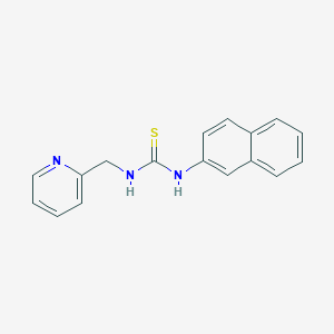 N-(2-naphthyl)-N'-(2-pyridinylmethyl)thiourea