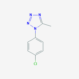 molecular formula C8H7ClN4 B183423 1H-Tetrazole, 1-(4-chlorophenyl)-5-methyl- CAS No. 40746-62-1