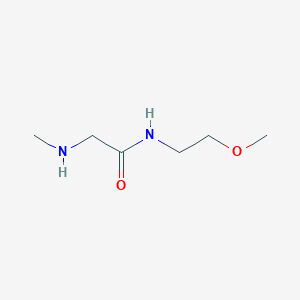 molecular formula C6H14N2O2 B183424 N-(2-methoxyethyl)-2-(methylamino)acetamide CAS No. 144236-37-3
