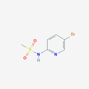 B183437 N-(5-bromopyridin-2-yl)methanesulfonamide CAS No. 89466-22-8