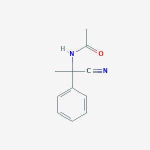 N-(1-cyano-1-phenylethyl)acetamide