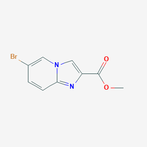 molecular formula C9H7BrN2O2 B183446 Methyl 6-bromoimidazo[1,2-a]pyridine-2-carboxylate CAS No. 354548-08-6