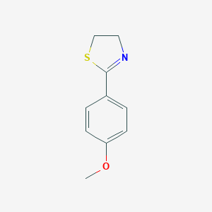 molecular formula C10H11NOS B183451 2-(4-Methoxyphenyl)-4,5-dihydro-1,3-thiazole CAS No. 2519-93-9