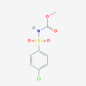 molecular formula C8H8ClNO4S B183457 Methyl (4-chlorophenyl)sulfonylcarbamate CAS No. 34543-04-9