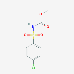 Carbamic acid, [(4-chlorophenyl)sulfonyl]-, methyl ester