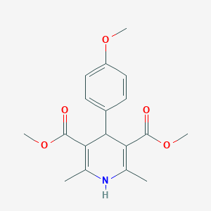 Dimethyl 4-(4-methoxyphenyl)-2,6-dimethyl-1,4-dihydropyridine-3,5-dicarboxylate