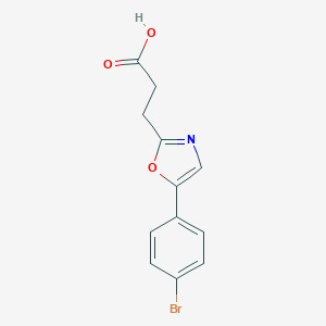 3-[5-(4-Bromophenyl)-1,3-oxazol-2-yl]propanoic acid