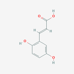 molecular formula C9H8O4 B183497 2,5-Dihydroxycinnamic acid CAS No. 38489-67-7
