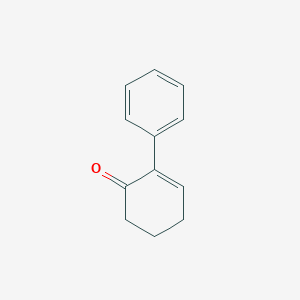 molecular formula C12H12O B183501 2-Phenyl-2-cyclohexen-1-one CAS No. 4556-09-6