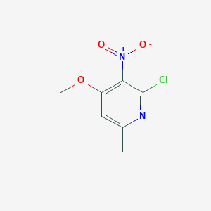 molecular formula C7H7ClN2O3 B183522 2-Chloro-4-methoxy-6-methyl-3-nitropyridine CAS No. 179056-94-1