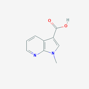 molecular formula C9H8N2O2 B183524 1-甲基-1H-吡咯并[2,3-b]吡啶-3-羧酸 CAS No. 171919-37-2