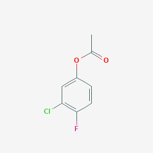 B183525 3-Chloro-4-fluorophenyl acetate CAS No. 199586-28-2