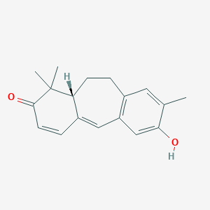 molecular formula C18H20O2 B183527 Heudelotinone 