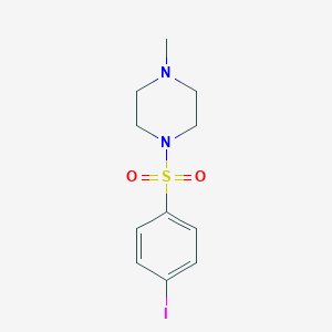 molecular formula C11H15IN2O2S B183536 1-[(4-Iodophenyl)sulfonyl]-4-methylpiperazine CAS No. 914610-38-1