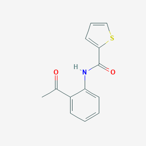 molecular formula C13H11NO2S B183537 N-(2-Acetylphenyl)-2-thiophenecarboxamide CAS No. 41242-35-7