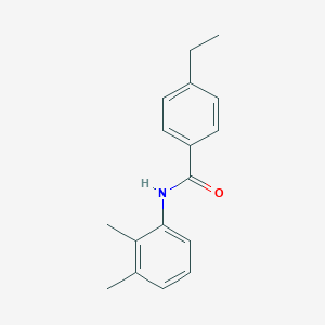 molecular formula C17H19NO B183539 N-(2,3-dimethylphenyl)-4-ethylbenzamide CAS No. 564454-80-4