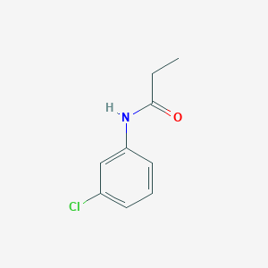 molecular formula C9H10ClNO B183546 N-(3-chlorophenyl)propanamide CAS No. 2760-33-0