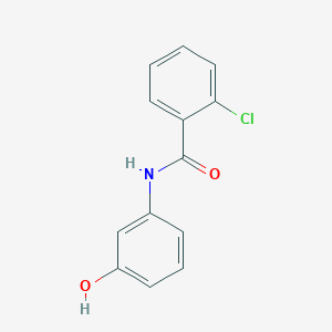 molecular formula C13H10ClNO2 B183549 2-chloro-N-(3-hydroxyphenyl)benzamide CAS No. 58494-84-1