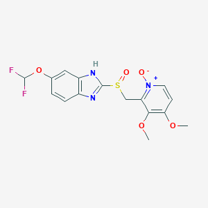 molecular formula C16H15F2N3O5S B018355 Pantoprazole N-oxide CAS No. 953787-60-5