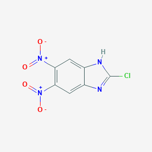 molecular formula C7H3ClN4O4 B183557 2-Chloro-5,6-dinitrobenzimidazole CAS No. 1849-05-4