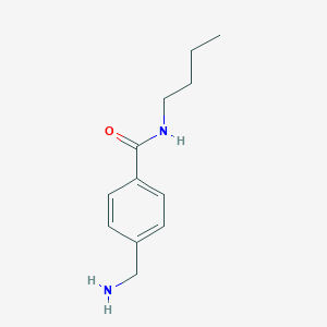 molecular formula C12H18N2O B183559 4-(Aminomethyl)-N-butylbenzamide CAS No. 164648-77-5
