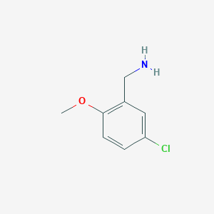 molecular formula C8H10ClNO B183563 (5-Chloro-2-methoxyphenyl)methanamine CAS No. 181473-92-7