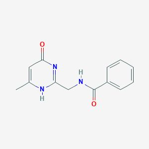 N-[(4-methyl-6-oxo-1,6-dihydro-2-pyrimidinyl)methyl]benzamide