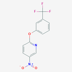 5-Nitro-2-[3-(trifluoromethyl)phenoxy]pyridine