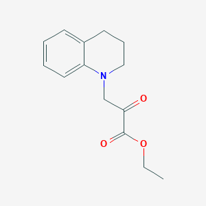 ethyl 3-(3,4-dihydroquinolin-1(2H)-yl)-2-oxopropanoate