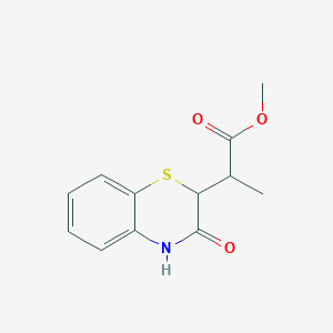 methyl 2-(3-oxo-3,4-dihydro-2H-1,4-benzothiazin-2-yl)propanoate