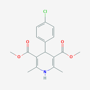 Dimethyl 4-(4-chlorophenyl)-2,6-dimethyl-1,4-dihydropyridine-3,5-dicarboxylate