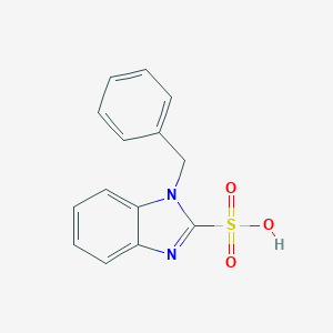 molecular formula C14H12N2O3S B183616 1-benzyl-1H-benzimidazole-2-sulfonic acid CAS No. 90331-20-7