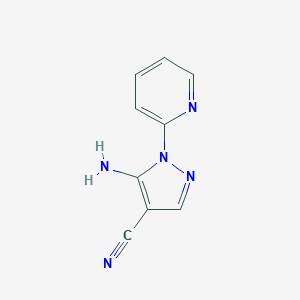 5-amino-1-(pyridin-2-yl)-1H-pyrazole-4-carbonitrile