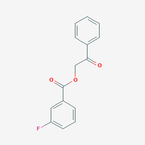 2-Oxo-2-phenylethyl 3-fluorobenzoate