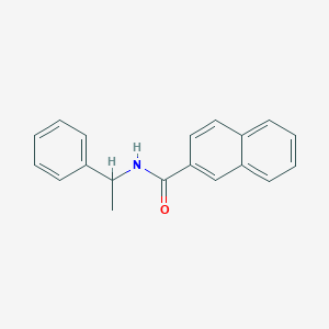 2-Naphthalenecarboxamide, N-(1-phenylethyl)-