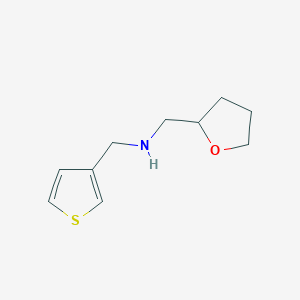 molecular formula C10H15NOS B183641 1-(tetrahydrofuran-2-yl)-N-(thiophen-3-ylmethyl)methanamine CAS No. 892592-66-4