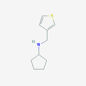 N-(thiophen-3-ylmethyl)cyclopentanamine