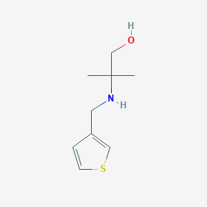 molecular formula C9H15NOS B183645 2-Methyl-2-[(3-thienylmethyl)amino]-1-propanol CAS No. 892592-48-2