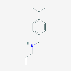 N-[(4-propan-2-ylphenyl)methyl]prop-2-en-1-amine
