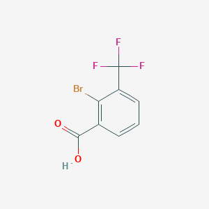 molecular formula C8H4BrF3O2 B183649 2-Bromo-3-(trifluoromethyl)benzoic acid CAS No. 177420-63-2