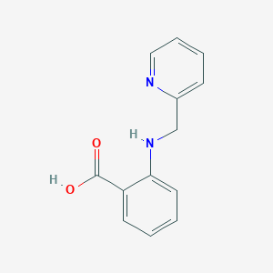 molecular formula C13H12N2O2 B183650 2-[(2-Pyridinylmethyl)amino]benzoic acid CAS No. 5691-02-1