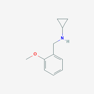 molecular formula C11H15NO B183657 N-(2-methoxybenzyl)cyclopropanamine CAS No. 625437-49-2