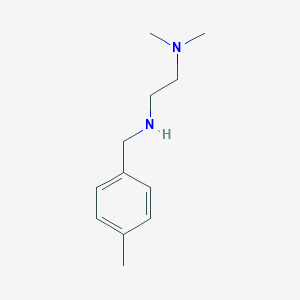 molecular formula C12H20N2 B183661 N-[2-(dimethylamino)ethyl]-N-(4-methylbenzyl)amine CAS No. 65875-43-6